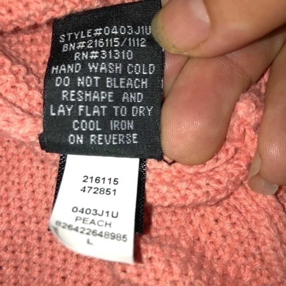 AB Studio 3/4sleeve wrap soft knit size large